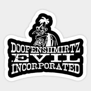 Doofenshmirtz - White Sticker